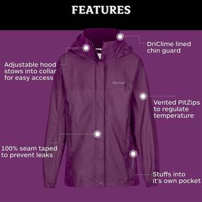 img 2 attached to Marmot PreCip Lightweight Waterproof Jacket Outdoor Recreation in Outdoor Clothing