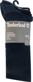 img 2 attached to Timberland Men's 4-Pack Comfort Crew Socks - Ultimate SEO-Optimized Footwear