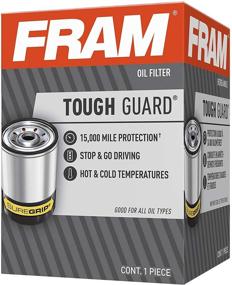 img 2 attached to FRAM Tough Guard TG16-1: Высокопроизводительный масляный фильтр для легковых автомобилей, интервал замены 15 000 миль