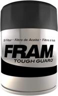 fram tough guard tg16-1: высокопроизводительный масляный фильтр для легковых автомобилей, интервал замены 15 000 миль логотип