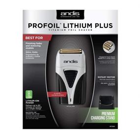 img 3 attached to 💈 Andis Profoil Lithium Plus Titanium Foil Shaver 17200 Review: A Cutting-Edge Black/Gray 1-Count Grooming Essential