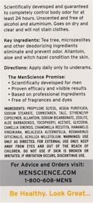 img 2 attached to 🧴 MenScience Androceuticals Advanced Deodorant - Long-Lasting Odor Protection, 2.6 oz