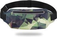 🏃 jgroup running belt: fashionable camouflage green fanny pack for women & men, no-bounce & adjustable, waterproof for gym workouts, travel & outdoor activities logo