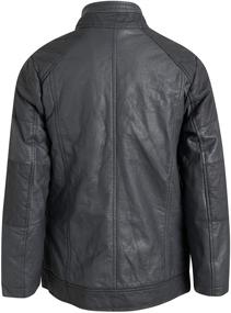 img 3 attached to 🧥 URBAN REPUBLIC Leather Officer Jacket: Stylish Boys' Clothing for Jackets & Coats