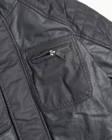 img 1 attached to 🧥 URBAN REPUBLIC Leather Officer Jacket: Stylish Boys' Clothing for Jackets & Coats