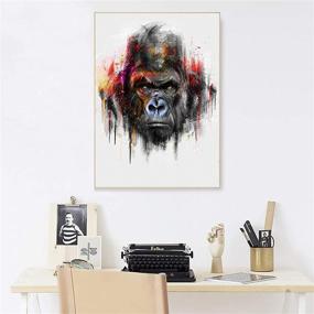 img 3 attached to 🦍 5D Diamond Painting DIY Kit - Crystal Rhinestone Gorilla Embroidery Painting for Home Decor 11.8 x 15.7 inch (Frame Excluded)