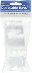 img 1 attached to 🔖 DARICE 1115-06 Re-Closable Poly Bags, 1.5x1.5-Inch, Pack of 100 – Storage Solution for Small Items