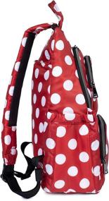 img 2 attached to Lug HATCHBACK BACKPACK CRIMSON: Small Backpacks and Casual Daypacks - The Perfect Blend of Style and Function