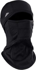 img 4 attached to ❄️ Winter Ski Mask - Unisex Balaclava Face Mask for Cold Weather - Ideal Gear for Snowboarding, Skiing & Motorcycle Riding (Black)