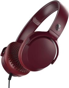 img 4 attached to 🎧 Skullcandy Riff On-Ear Headphone - Vibrant Deep Red Moab Red: Unparalleled Sound Quality and Style