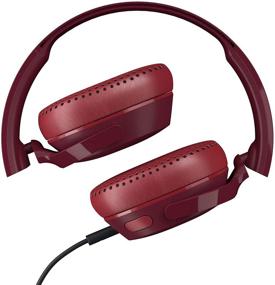 img 3 attached to 🎧 Skullcandy Riff On-Ear Headphone - Vibrant Deep Red Moab Red: Unparalleled Sound Quality and Style