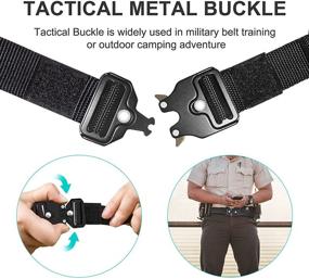 img 2 attached to 🐶 Adjustable Prong Collar for Dogs | Tactical Buckle Belt for Easy Size Adjustment | No Disassembling Needed | Ideal Choke Collar for Training Small, Medium & Large Dogs | Pinch Collar for Effective Training