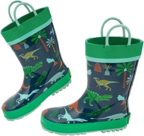 img 4 attached to 👑 Girls' Stephen Joseph Princess Rainboots + Boys' Jackets & Coats