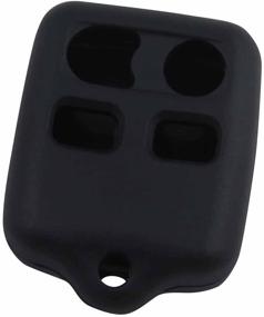 img 2 attached to Ultimate Protection for your Keyless Entry Remote: KEYGUARDZ Black Rubber Key Fob Skin Cover Protector