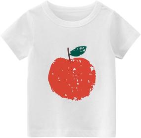 img 2 attached to 👕 Vanberfia Girls Short Sleeve T-Shirts HT9312 Boys' Apparel