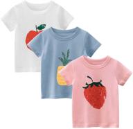 👕 vanberfia girls short sleeve t-shirts ht9312 boys' apparel logo