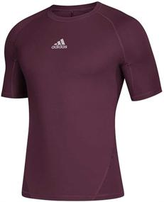 img 1 attached to Adidas Training Alphaskin Sleeve Maroon Men's Clothing