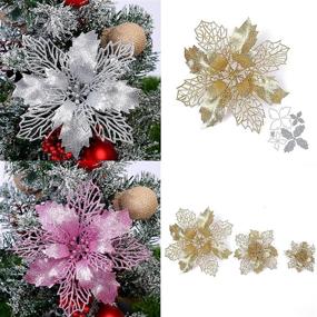 img 2 attached to Wedding Maple Leaf Snow Flower Metal Die Cuts for DIY Embossing 🍁 Card Making, Christmas Snowflake Spring Flower Cutting Dies, Stencils for Photo Decorative Paper, Scrapbooking