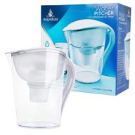 💧 aquabliss 10-cup water filter pitcher: long-lasting advanced xl purification filter for clean, filtered water without harmful contaminants logo