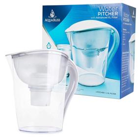 img 4 attached to 💧 AquaBliss 10-Cup Water Filter Pitcher: Long-Lasting Advanced XL Purification Filter for Clean, Filtered Water without Harmful Contaminants