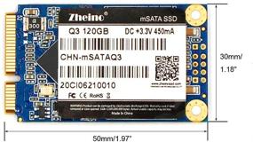 img 1 attached to Zheino 120GB mSATA SSD Q3 Internal Solid State Drive for Mini PCs, Notebooks, and Tablets