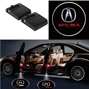 img 4 attached to Car Wireless Welcome Projector Magnetic Lights & Lighting Accessories