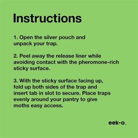 img 1 attached to 🦟 Eek-o Premium Pantry Moth Trap 6 Pack: Efficiently Monitor Kitchen Pantry Moth Infestations with Pheromones and Vented Design for Enhanced Airflow