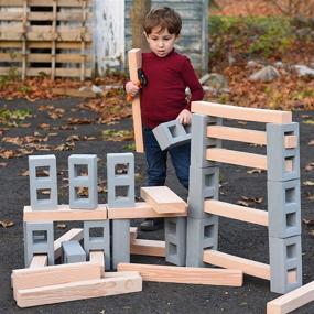 img 3 attached to 🧱 FOAM Wooden Building Blocks by Playlearn: Enhance Learning and Play
