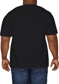 img 2 attached to 👕 Fruit of the Loom Eversoft Crew Black 4X Large Men's T-Shirts & Tanks: Comfortable and Stylish Apparel for Big & Tall