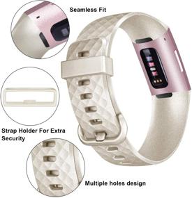 img 2 attached to [6 пакетов] Силиконовые браслеты Oumida совместимые с Fitbit Charge 4 и Fitbit Charge 3 - Замена фитнес-спортивных браслетов для мужчин и женщин