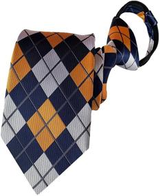 img 3 attached to BESMODZ Men's Striped Zipper Pretied Neckties - Enhancing Ties, Cummerbunds & Pocket Squares as Accessories