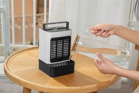 img 1 attached to Portable Conditioner Rechargeable Evaporative Anion Humidifier