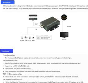 img 2 attached to Converter Adapter Monitor Convert Signal Television & Video