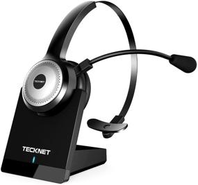 img 4 attached to TECKNET Bluetooth наушники с шумоподавлением и микрофоном