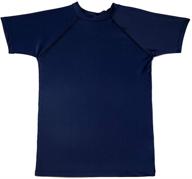 👕 bestry boys' short sleeve rashguard swim shirt, kids toddler swimwear rash guard with upf 50+ sun protection logo