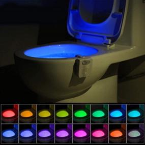 img 4 attached to 🚽 ZEZHOU Toilet Light: Color-Changing LED Motion Activated Bathroom Night Light