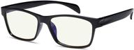 👓 gamma ray blue light blocking glasses: amber tint, anti-glare, uv protection - combat digital eyestrain logo