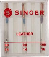 leather machine needles size 90 logo