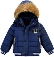 👦 boys' clothing and jackets & coats - thickened snowsuit outerwear for toddler logo