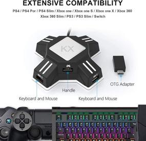 img 2 attached to Ultimate Mouse Keyboard Converter: Enhance Gaming Experience on PS4/Xbox One/N-Switch/PS3 with USB 2.0 Adapter