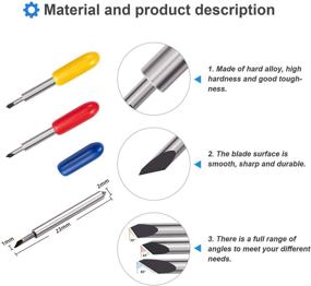 img 2 attached to 🔪 STREWEEK Cutting Explore 30°Shallow Standard: Unleash Precision with New Generation Technology