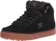 bold and stylish: men's dusty orange dc high top skate shoes - upgrade your fashion sneaker game! logo