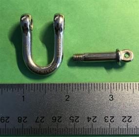 img 2 attached to Pieces Stainless Forged Shackle Marine Sports & Fitness in Boating & Sailing