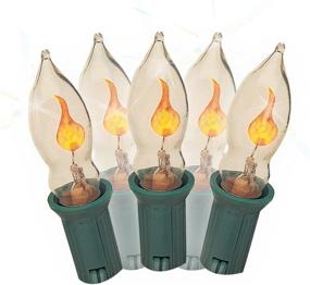 img 1 attached to 🪔 Brite Star 7 Count Flicker Flame Light Set: Clear Illumination for Festive Decor