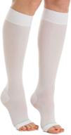 🧦 relaxsan open-toe anti-embolism knee high socks - 18 mmhg compression, 100% made in italy логотип