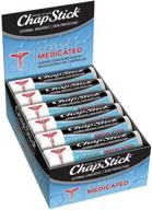 💄 chapstick classic medicated: convenient 12-stick refill pack, 0.15 oz each! logo