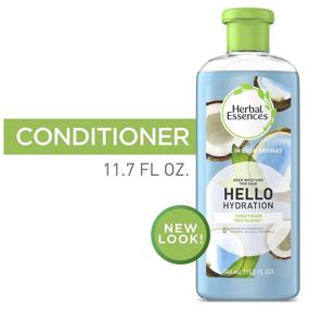 img 2 attached to Herbal Essences Hello Hydration Conditioner - Deep Moisture for Hair, 11.7 fl oz