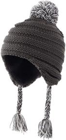 img 4 attached to Home Prefer Toddler Sherpa Earflap