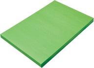 📏 sunworks bright green construction paper - 12" x 18", 100 sheets: high-quality craft paper for school projects and artwork logo