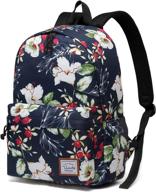 backpack vaschy schoolbag bookbag flamingos logo